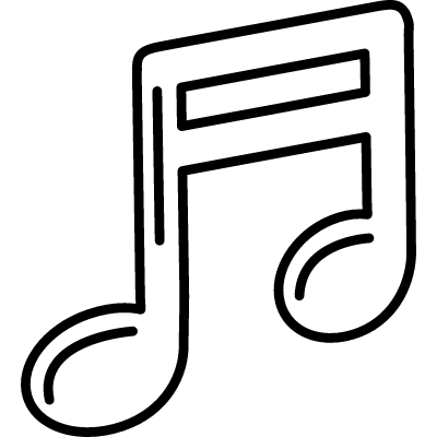 Musical note outline â?? Free Vectors, Logos, Icons and Photos ...