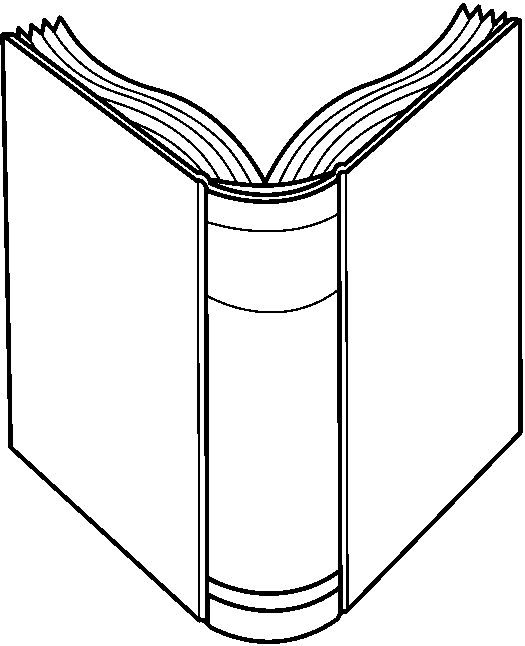 Book Clipart Black And White - Tumundografico