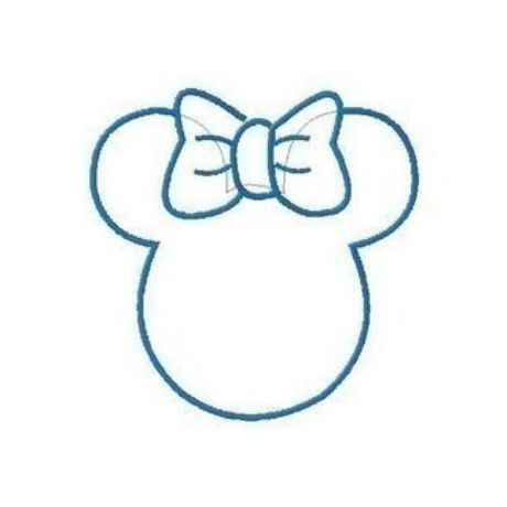 Minnie Mouse Silhouette | Machine ...