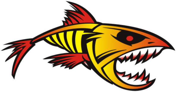 Fire Fish Decal