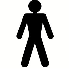 Gents toilet clipart