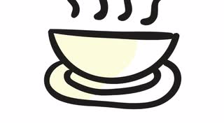 soup bowl cartoon illustration hand drawn animation transparent ...