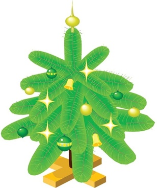 Free christmas tree clip art vector images free vector download ...
