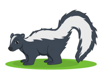 Free Skunk Clipart - Clip Art Pictures - Graphics - Illustrations