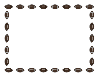 Football Borders Clipart