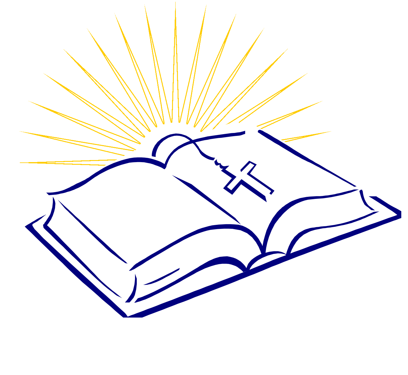 Open Bible Clipart