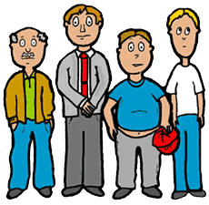 Where Are The Men Clipart