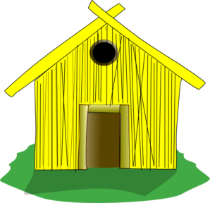 Straw House Clip Art | High Quality Clip Art