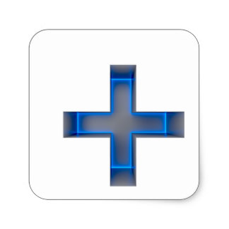 3d Cross Stickers | Zazzle