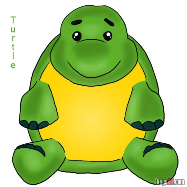 How to Draw Turtle, Step by Step, Webkinz, Cartoons, Draw Cartoon ...