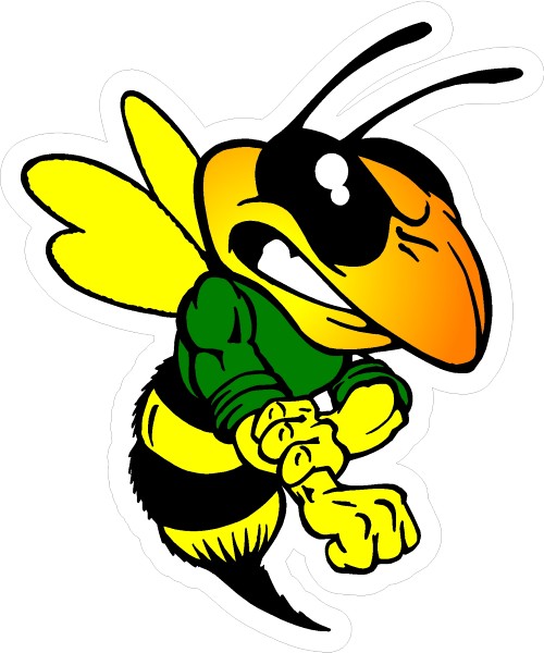 Hornet mascot clipart