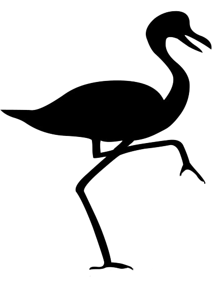 Flamingo Silhouette Clipart