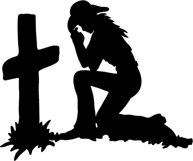 Cowboy Kneeling At The Cross - ClipArt Best