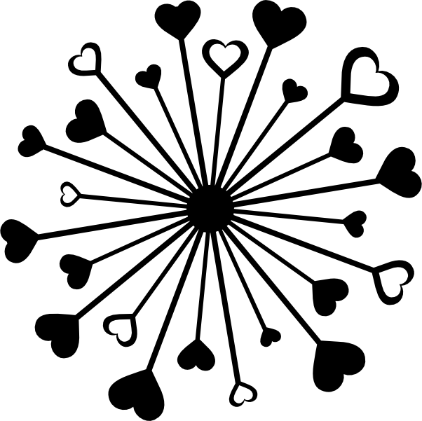 Luau Black And White Clipart