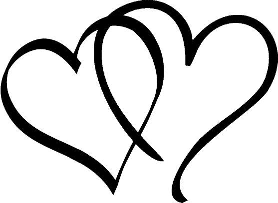 Two Hearts Clipart - Tumundografico