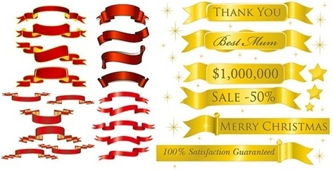 Ribbon banner clip art free vector download (212,946 Free vector ...
