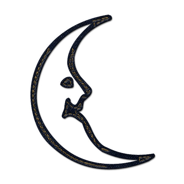 Man In The Moon Outline Frame Icon #052644 Â» Icons Etc