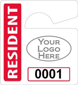 Amazon.com : Plastic ToughTags Parking Permit Mini Template ...