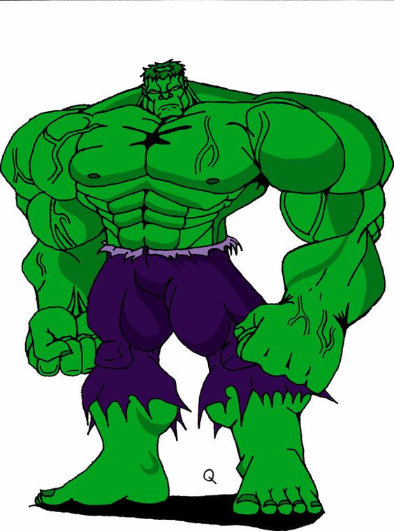 Hulk, Cartoon and Art