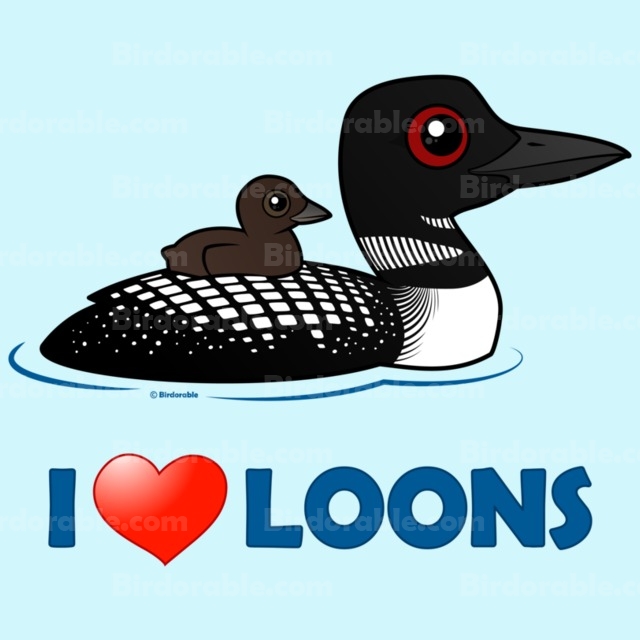 Cute Common Loon by Birdorable < Meet the Birds