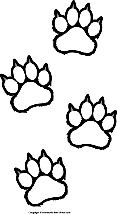 Free Paw Prints Clipart