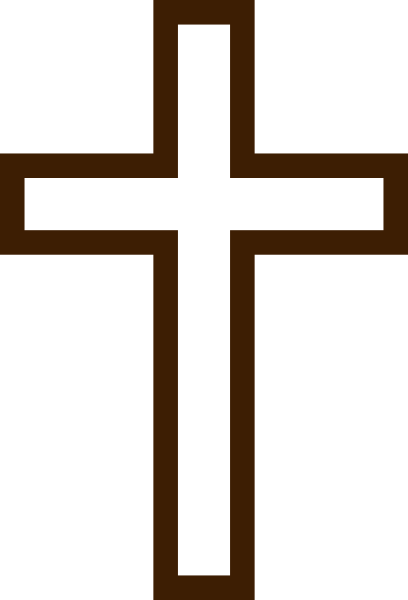 Simple Cross Outline - ClipArt Best