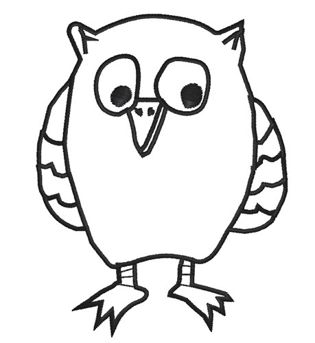 Owl Outline Drawing - ClipArt Best