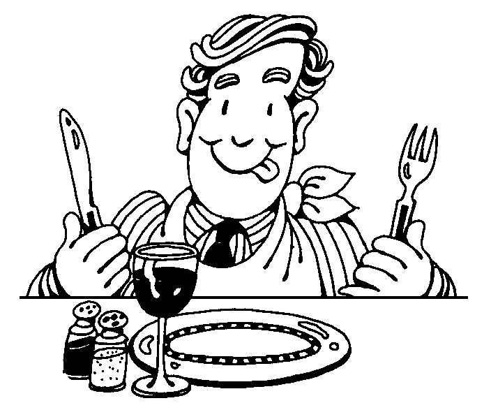 Cartoon Of People Discussing The Negative Impacts Of Fast Food