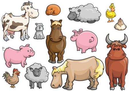 farm animals cartoon