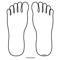 feet template at Lakeshore Learning