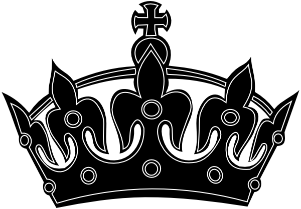 Black Keep Calm Crown -- Border 2 clip art - vector clip art ...