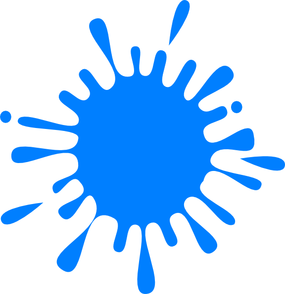 Splash Azul clip art - vector clip art online, royalty free ...