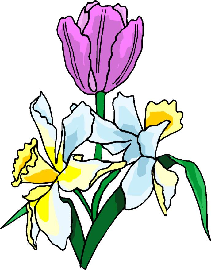 Clip Art - Clip art flowers 002379