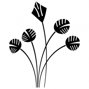 Five Flowers Design - Stock Illustration - stock.