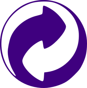 Puple Circular Arrows clip art - vector clip art online, royalty ...