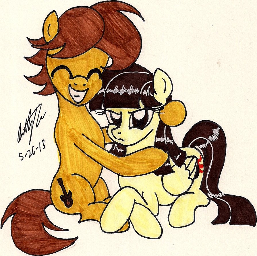 Mando Hugs Sibsy by newyorkx3