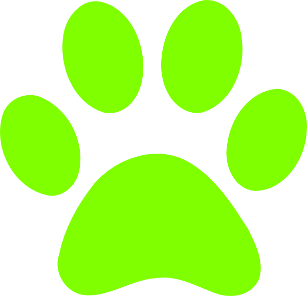 Paws Green Clip Art - vector clip art online, royalty ...