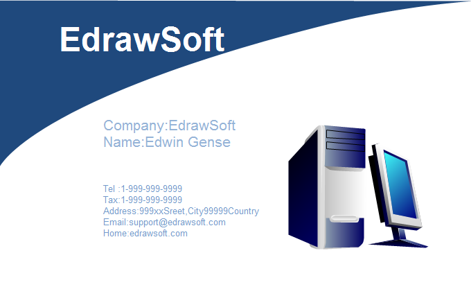 Computer Business Card Templates