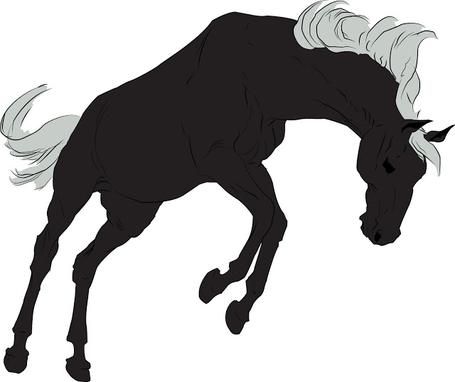 Tom Creighton Art Blog: Teal'c, Horse, Daffodil...