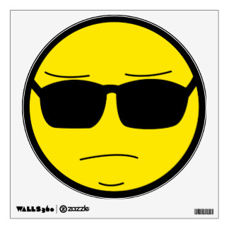 Smiley Face Wall Decals & Wall Stickers | Zazzle