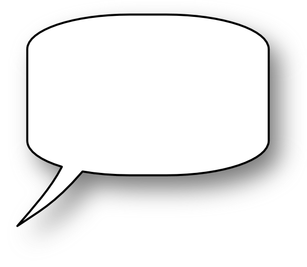 Speech Bubbles Template. add a comment bubble just next to blogger ...