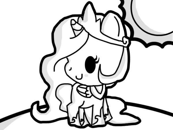 Chibi MLP Coloring Page by Paintsplatter16 | Create Art | Disney ...