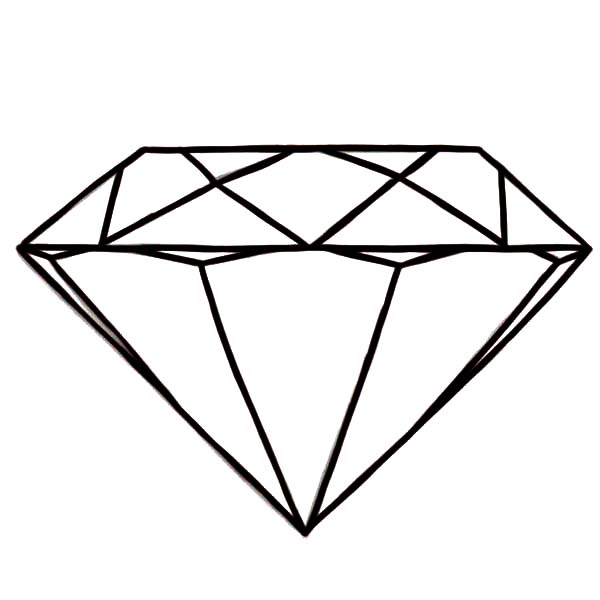 Coloring Pages Diamond 8
