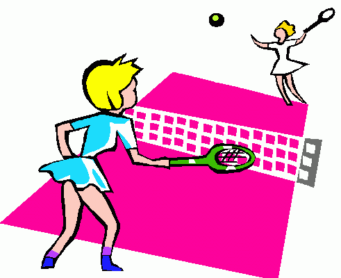 Tennis Cartoon Clip Art