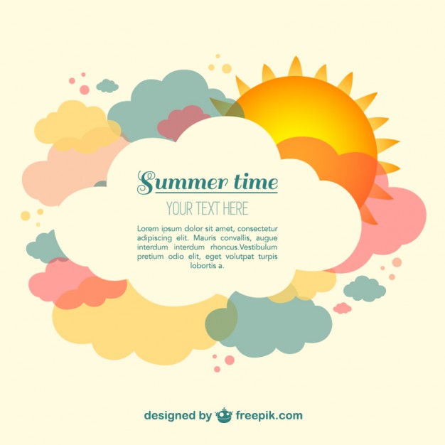 Summer time vector Vector | Free Vector Download In .AI, .EPS ...