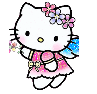 Free Glittery Hello Kitty phone wallpaper by krazieliz