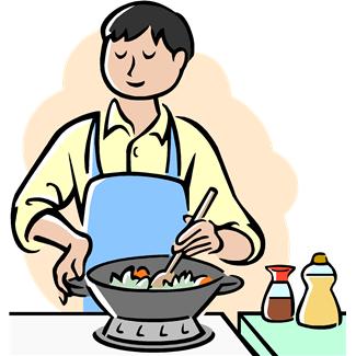 Kitchen clipart man cooking clipart kitchen cooking clip art ...