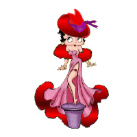 Betty Boop Birthday Clipart