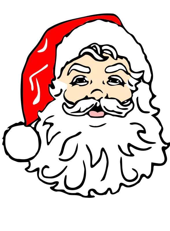 Santa Face Pictures - ClipArt Best