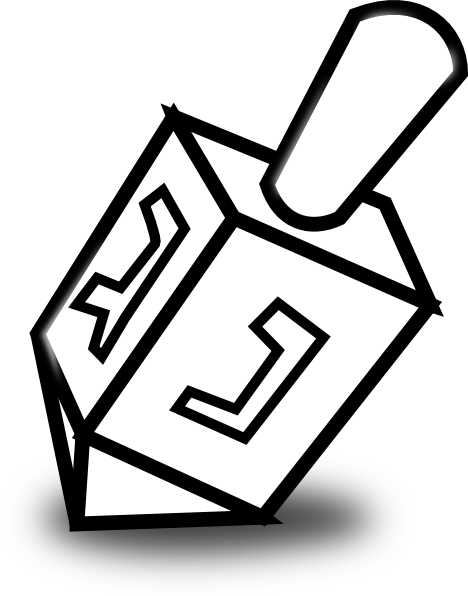 Dreidel clip art - vector clip art online, royalty free & public ...